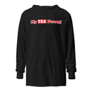 My Tee Funny aka MyTeeFunny T-SHIRT titled TEST Unisex LWT Hooded Long Sleeve Tee