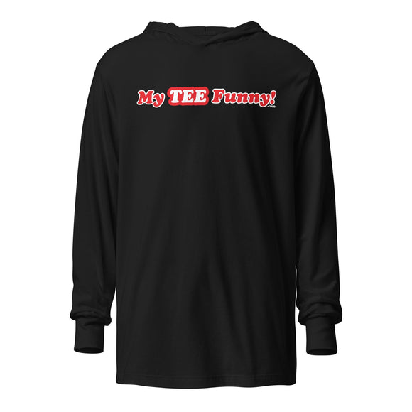 My Tee Funny aka MyTeeFunny T-SHIRT titled TEST Unisex LWT Hooded Long Sleeve Tee