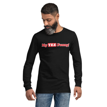 My Tee Funny aka MyTeeFunny T-SHIRT titled TEST Unisex LWT Long Sleeve Tee