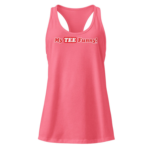 My Tee Funny aka MyTeeFunny T-SHIRT titled Women’s Fitted Racerback Tank Top T2